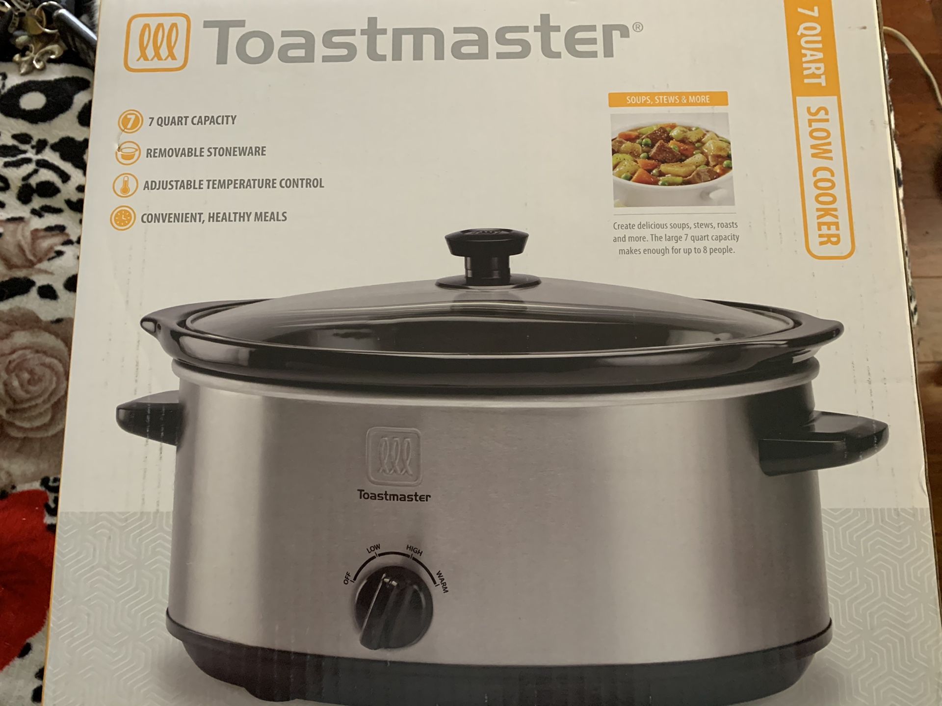 Toastmaster 7 quart Slow Cooker NEW