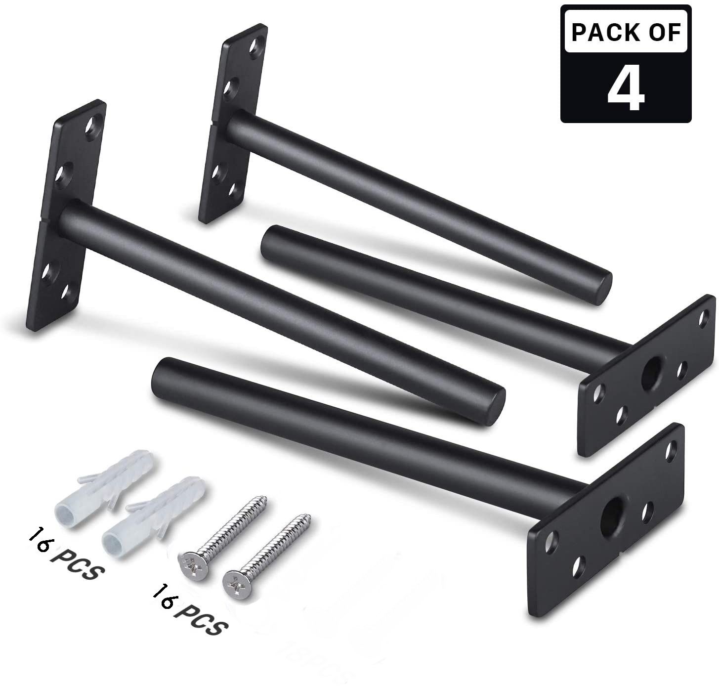 Hidden Floating Shelf Bracket (4PK)