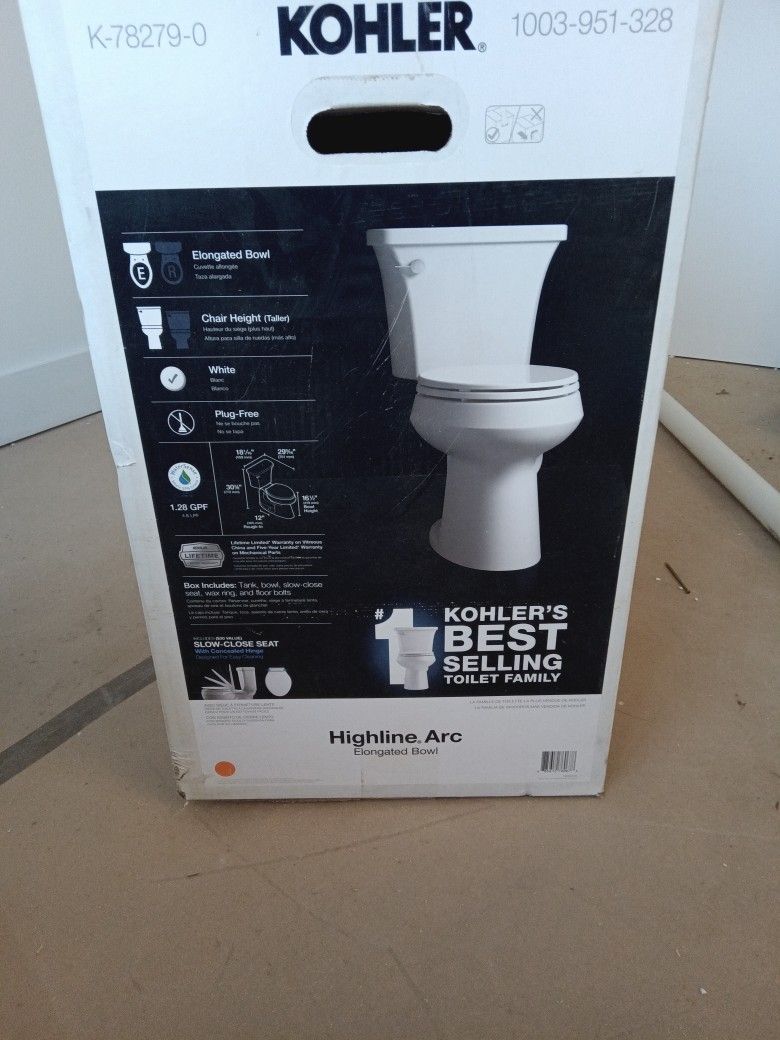 White Kohler Toilet