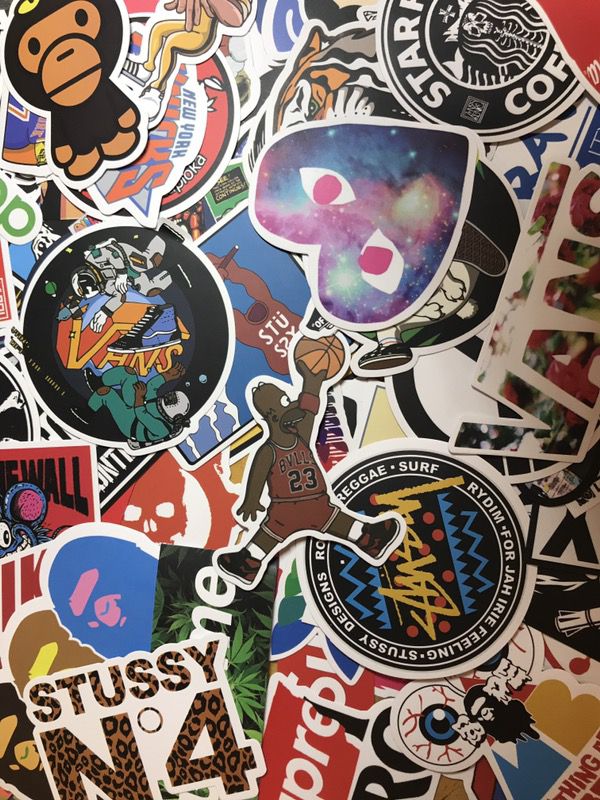 200pcs Graffiti bomb Vinyl Decals Dope Car Skateboard Laptop Luggage Sticker Mix 