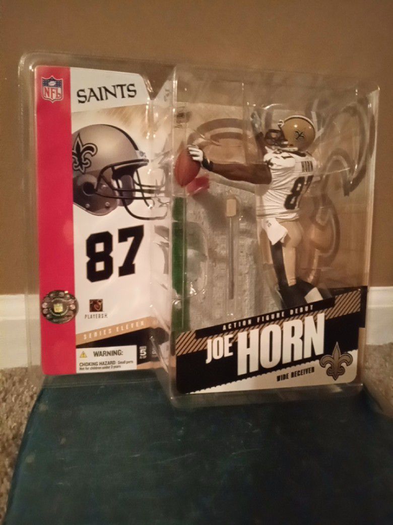 NFL Saints Joe Horn Wide Receiver Action Figure Debut
