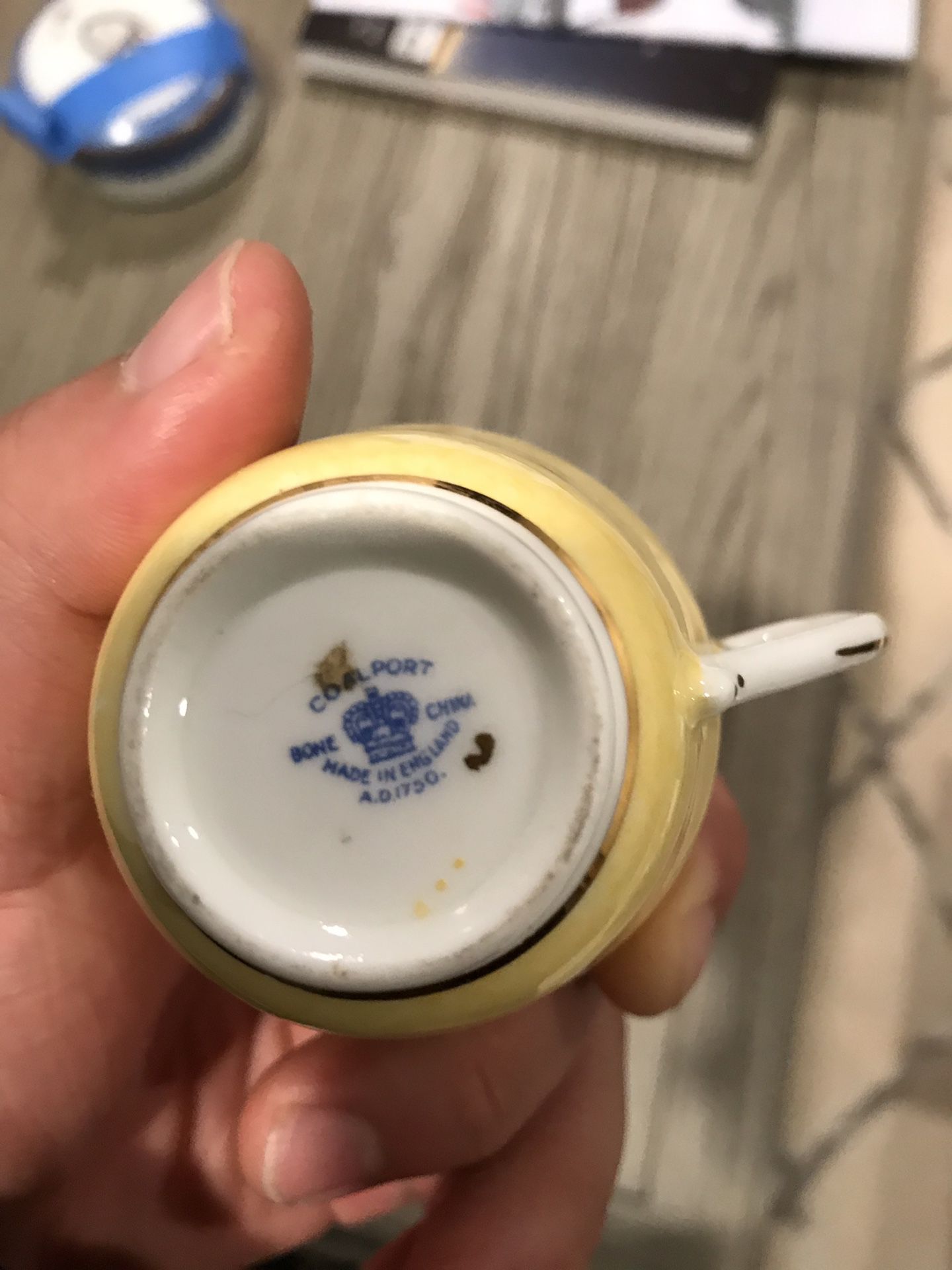 Fine china tea cups