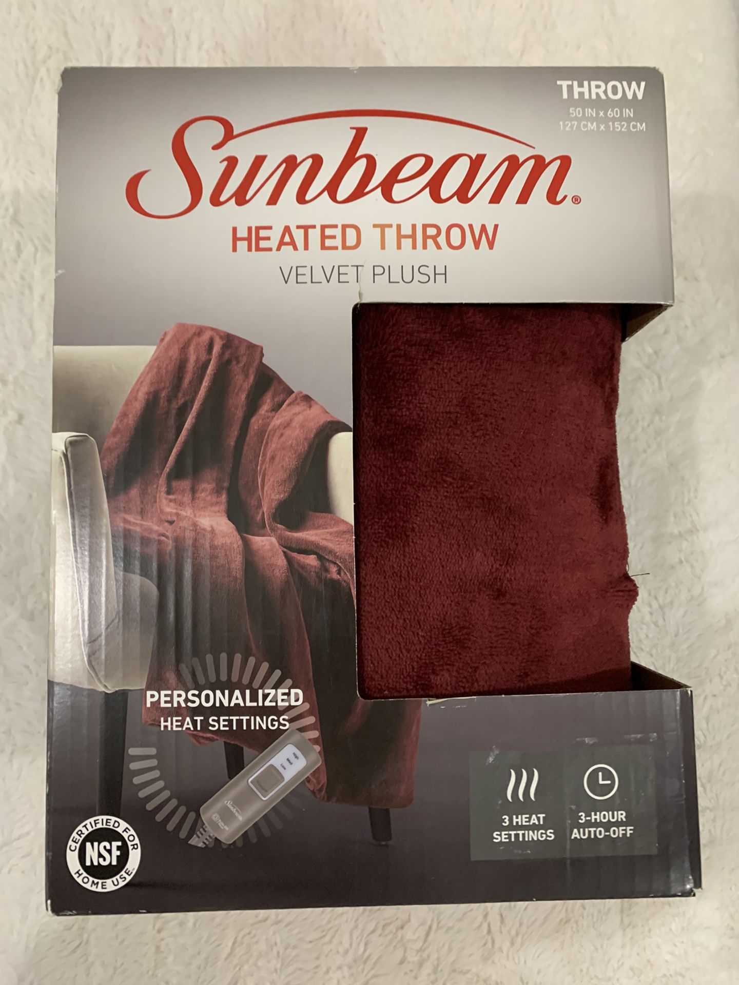 Sunbeam Heated Throw