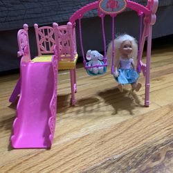 Barbie club Chelsea Swing Playground Set Thumbnail