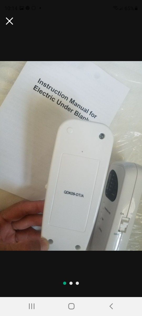 Electric under blanket twin size