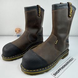 [US 11] Dr. Martens Men's Firth Steel Toe Waterproof Work Boots Drywair Softwair Thumbnail