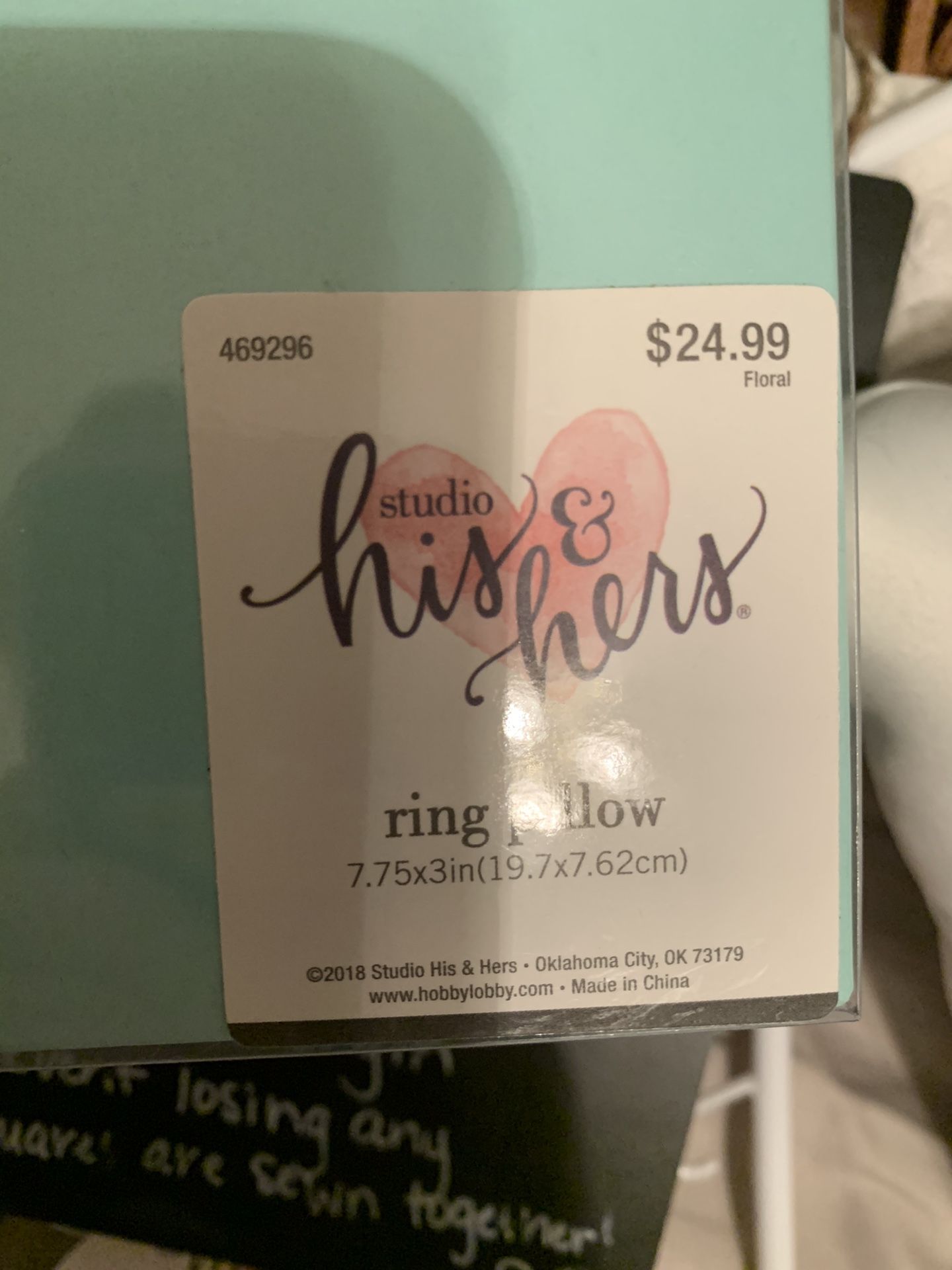 Ring pillow