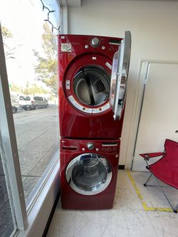LG Front Load Washer And Gas Dryer Set Used In Good Condition With 90days Warranty  Thumbnail