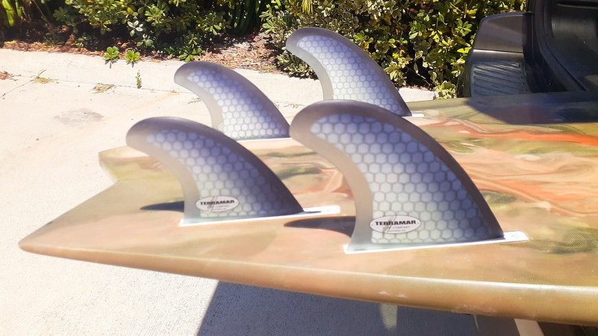 TERRAMAR SurfCo RMK/STRETCH QUAD SURFBOARD FINS