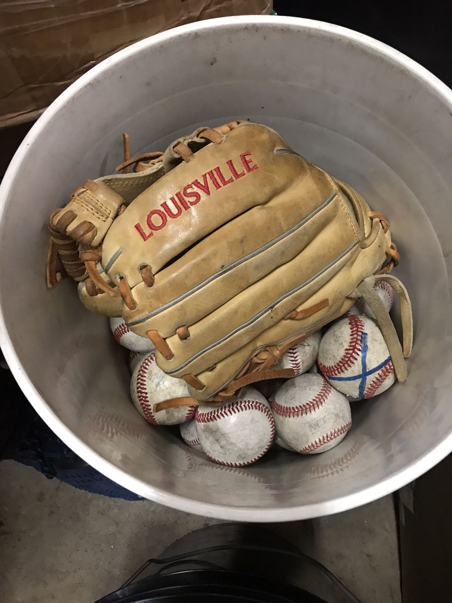Baseballs ⚾️ $2 Bats new and used $15-$95 Gloves $15 Helmets $5- $30 Bags $10