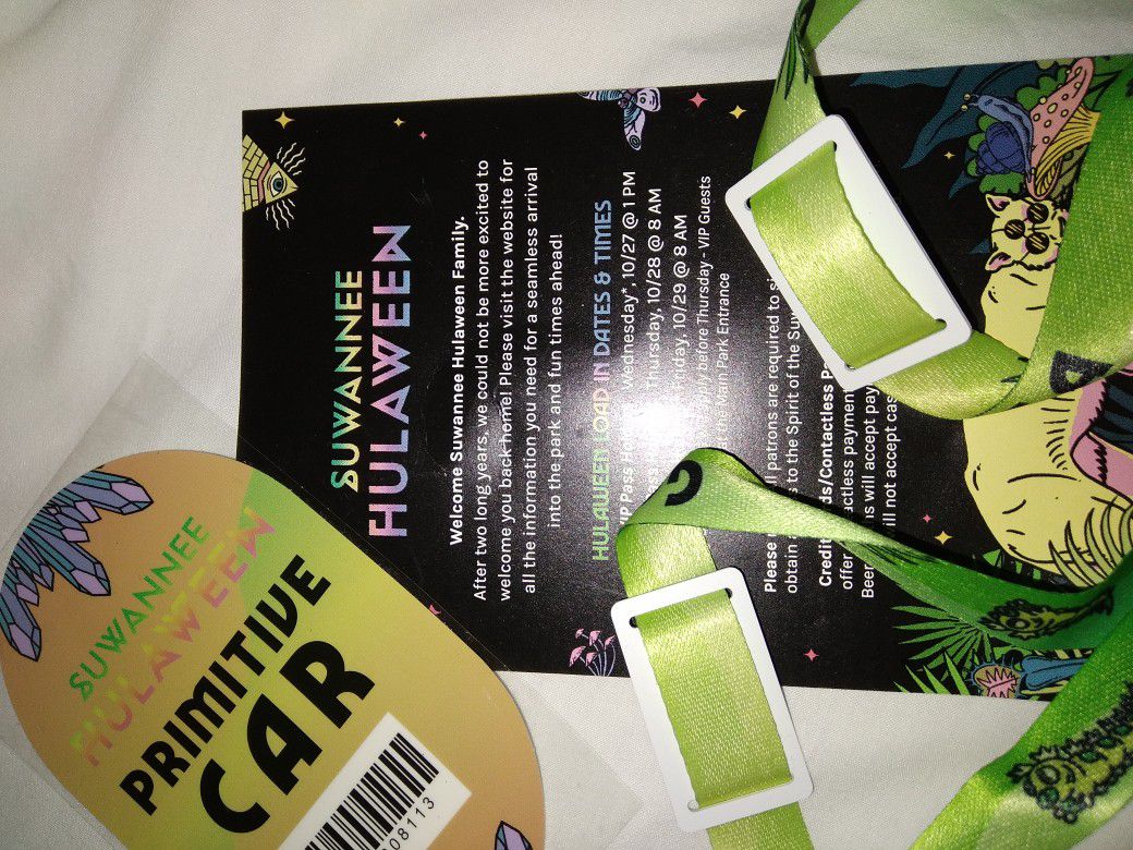 Suwannee Hulaween 3 Day GA Festival Tickets