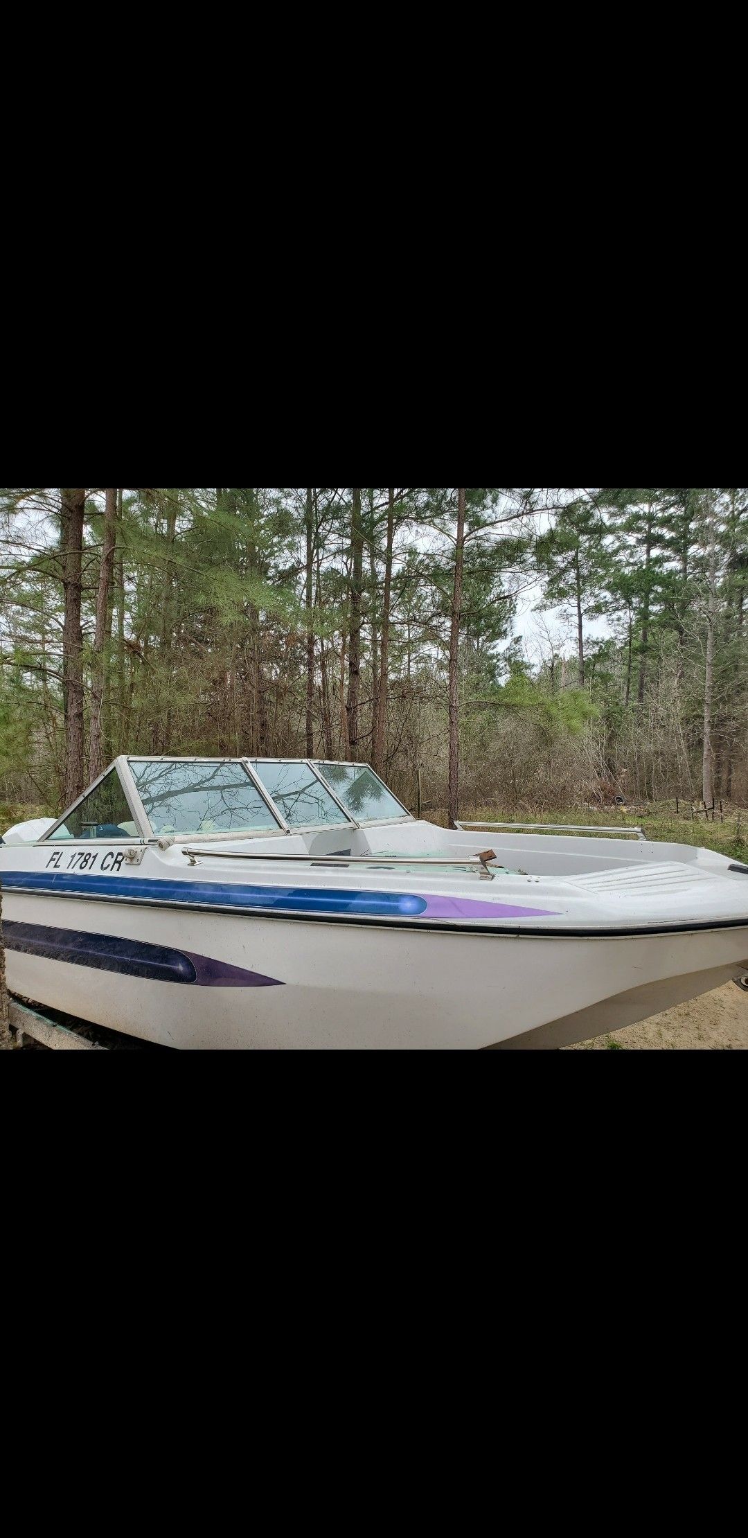 Evinrude motor and boat