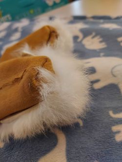Unique Genuine Rabbit Fur White Baby Moccasins Shoes Slippers Clothing 0-3 Months Newborn Thumbnail