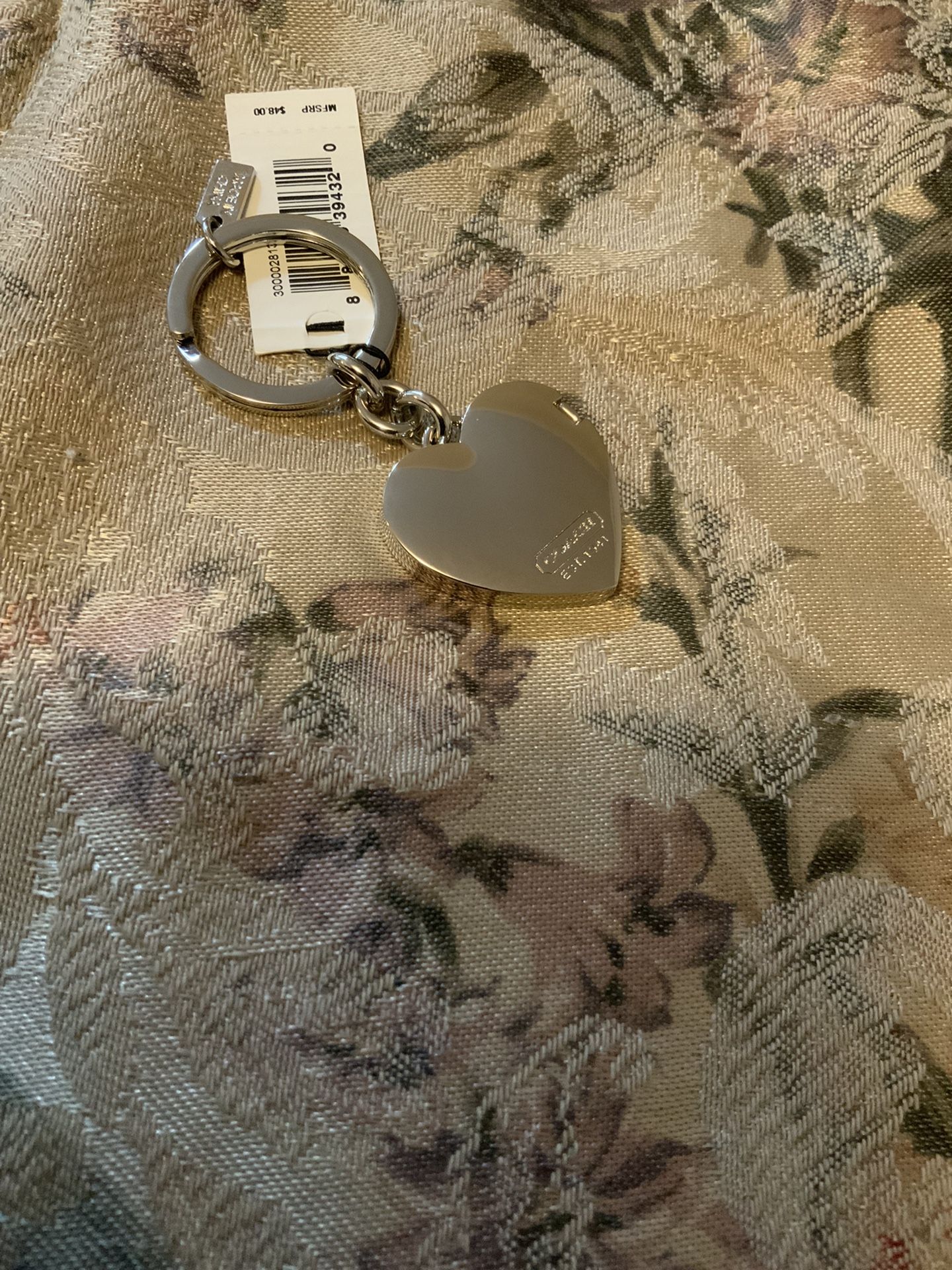Coach Heart w/ Lady Bug Key Chain
