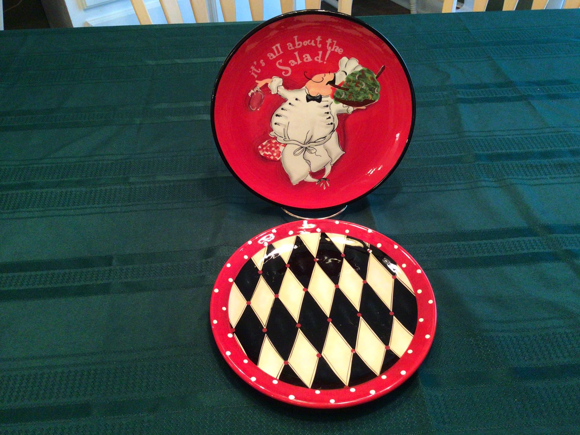Chefs Salad Plates (2)