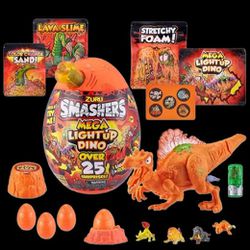 Smashers Mega Light up Dino (with over25 Surprises!) by ZURU Thumbnail