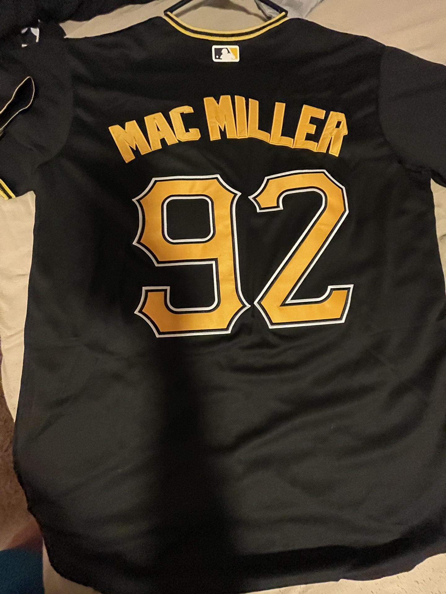 Mac Miller Custom Pittsburgh Pirates Baseball Jersey Men’s Size Large (L)