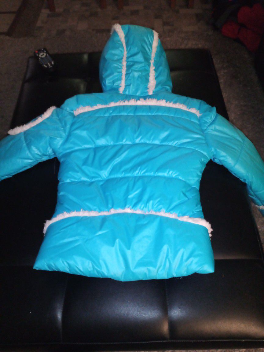 Girls Size 7 To 8 Snow Jacket Rain Jacket Made By Free Country In Brand New Condition