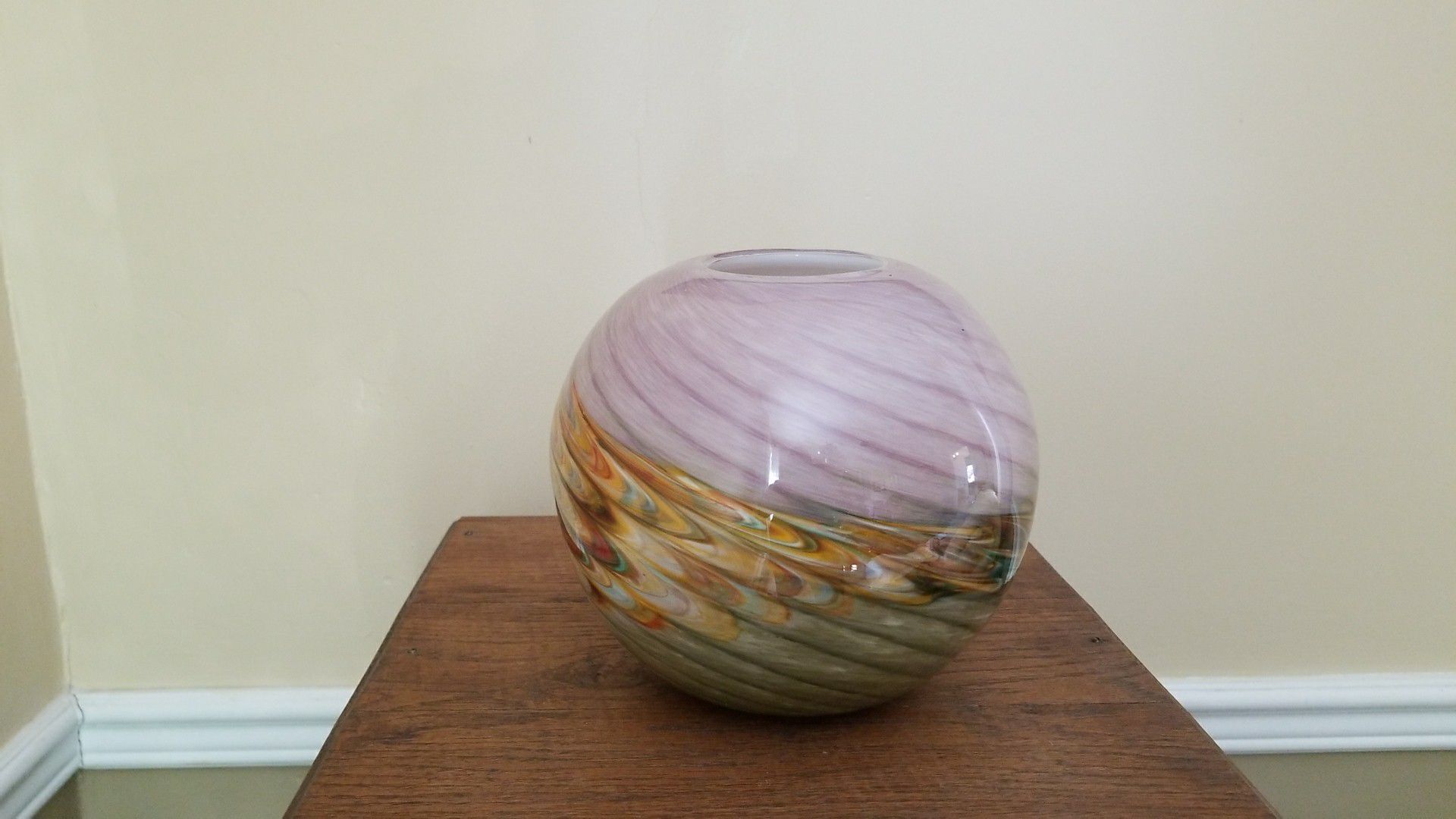 Glass Bubble Sphere vase
