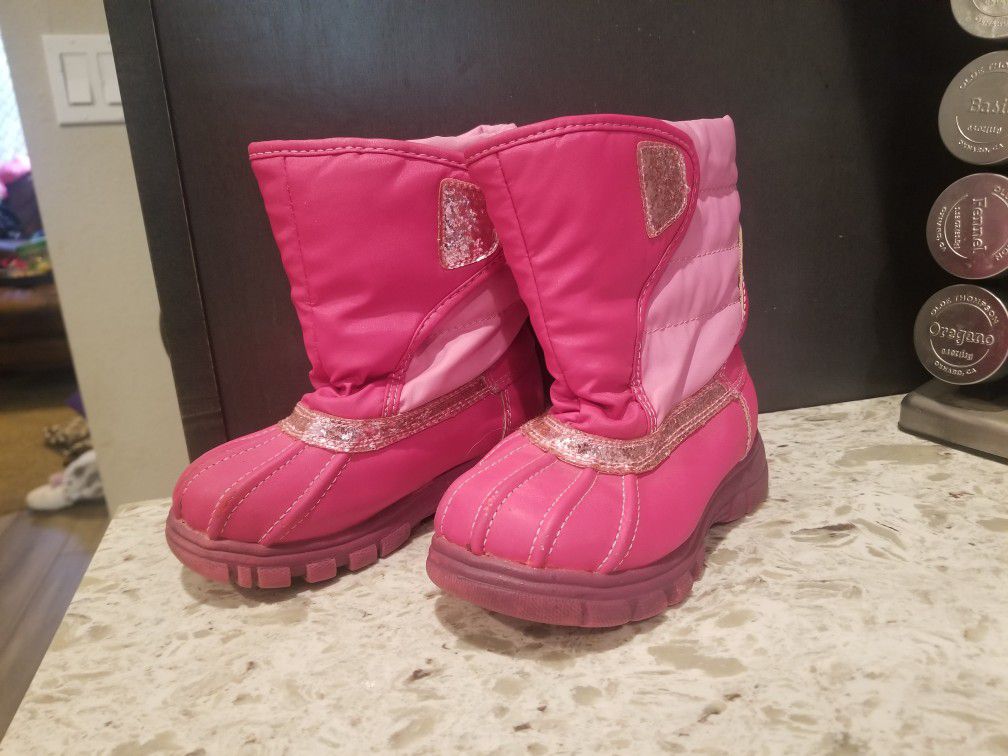 Childrens Place Snow Boots Rain Size 10 Girls