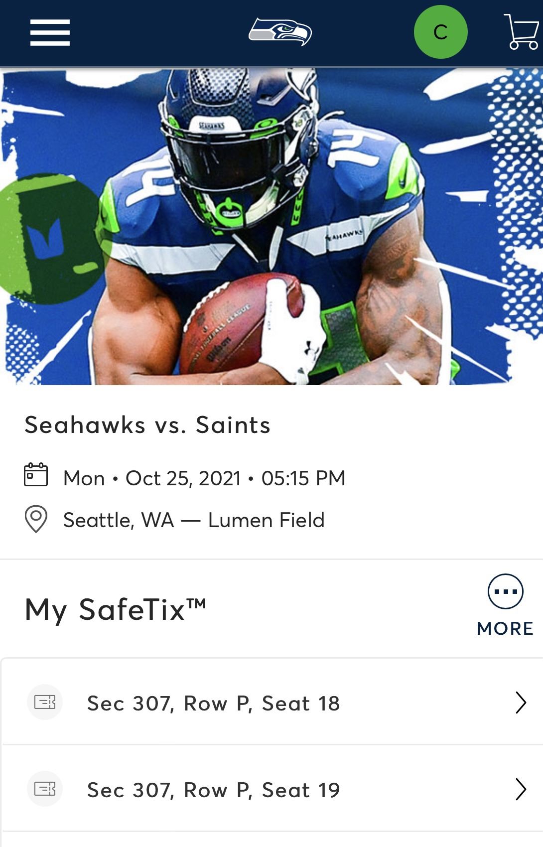 Seahawks Vs Saints