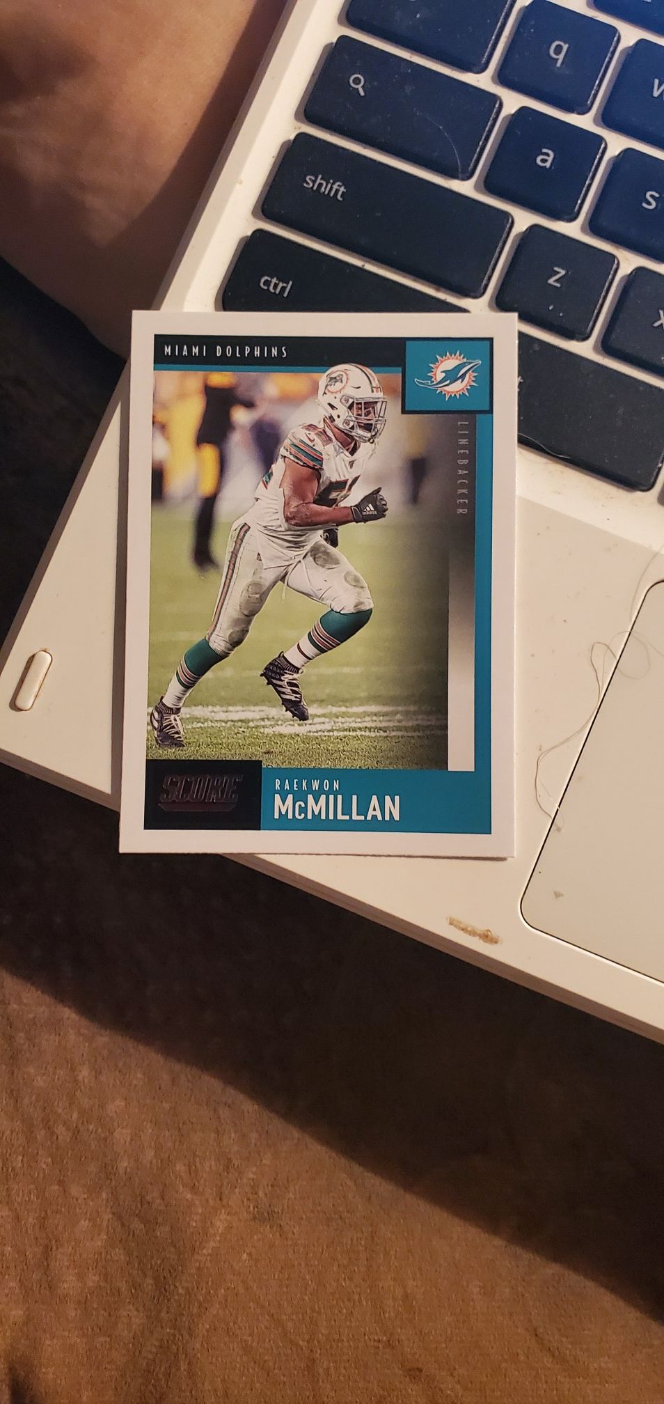 Raekwon McMillan football card