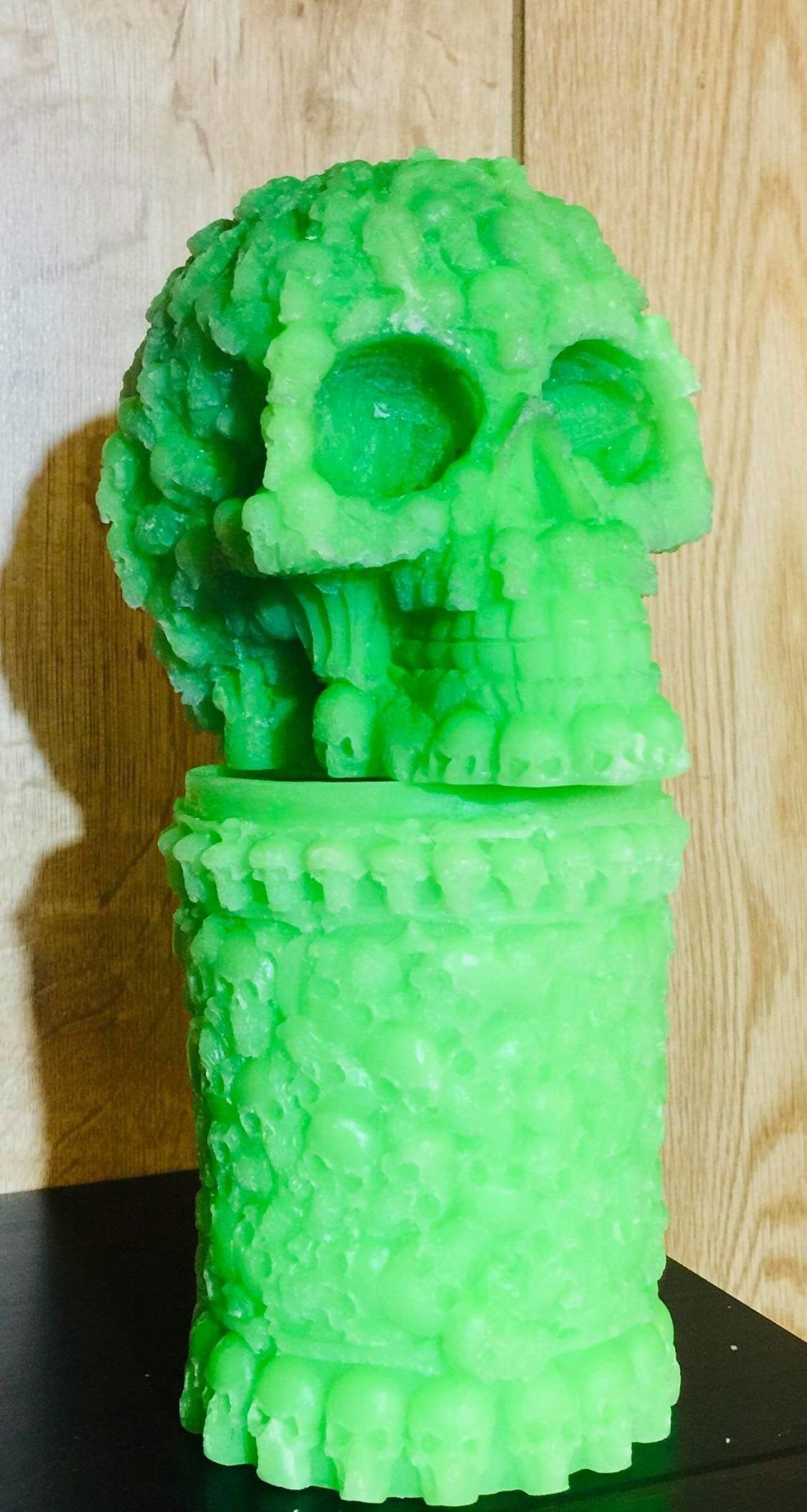Skull Candle And Skull Pillar