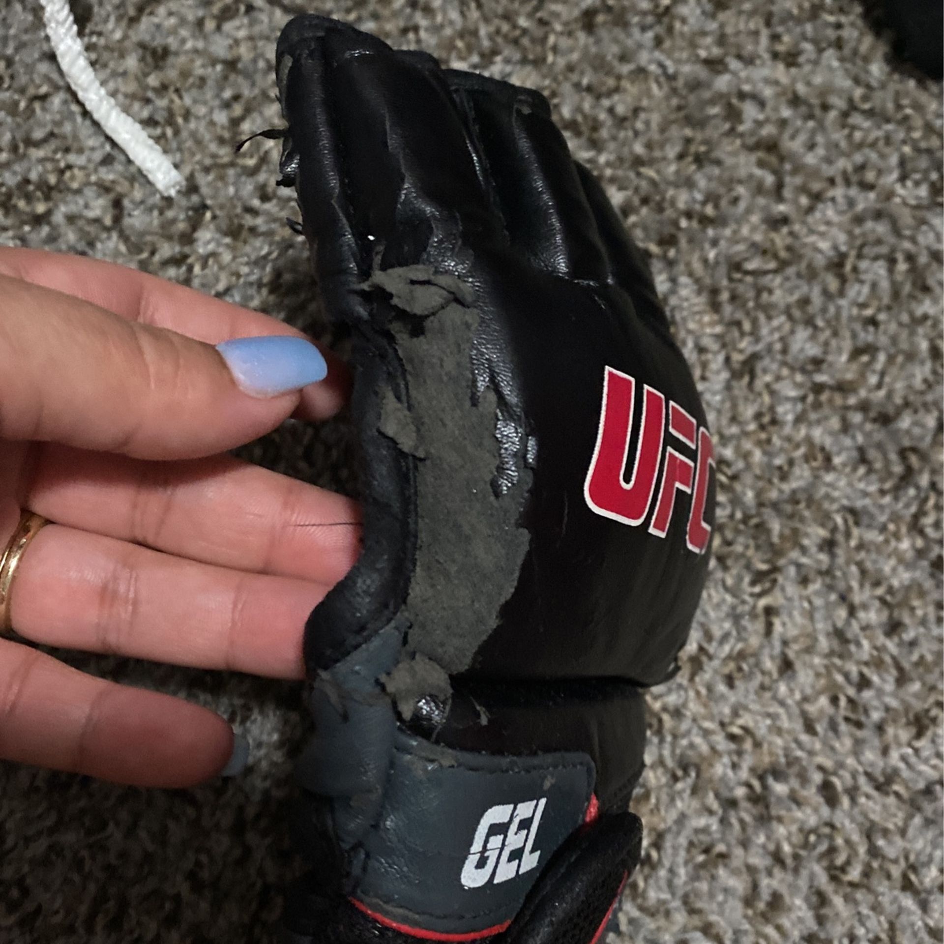 UFC Set Of Head Gear And Mma Gloves
