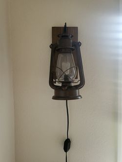 Vintage/Rustic  Farmhouse Dimmable Table Lamp With Edison Bulb Thumbnail