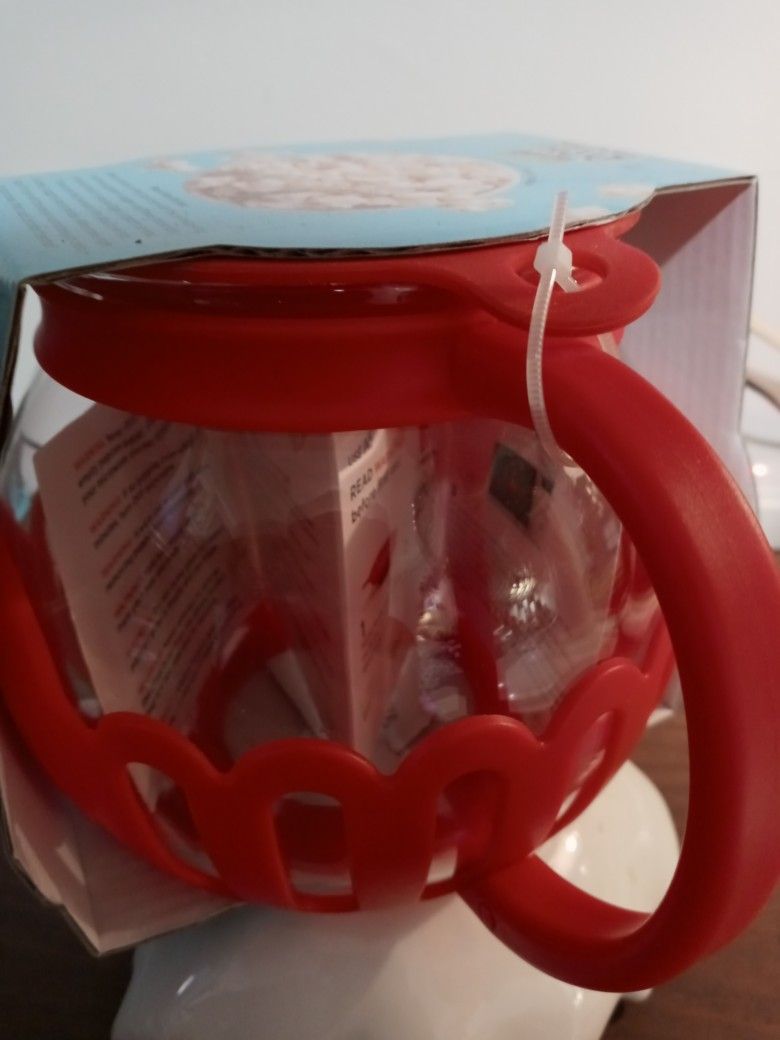 TASTY - Microwave Popcorn Popper 1.5 Quart Microwave Safe Healthier Popcorn Popper BRAND NEW NEVER USED