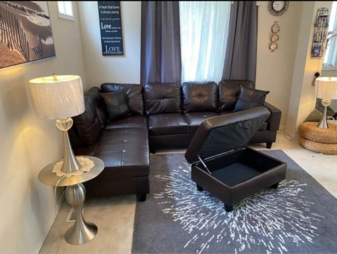Sectional And Ottoman