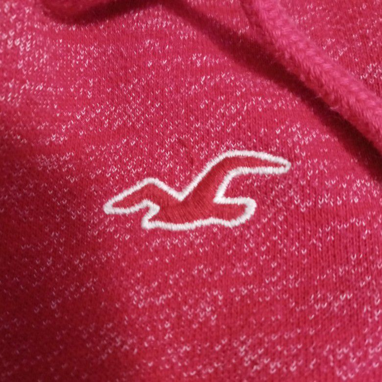 Hollister zip up hoodie Size Small Red EXCELLENT CONDITION