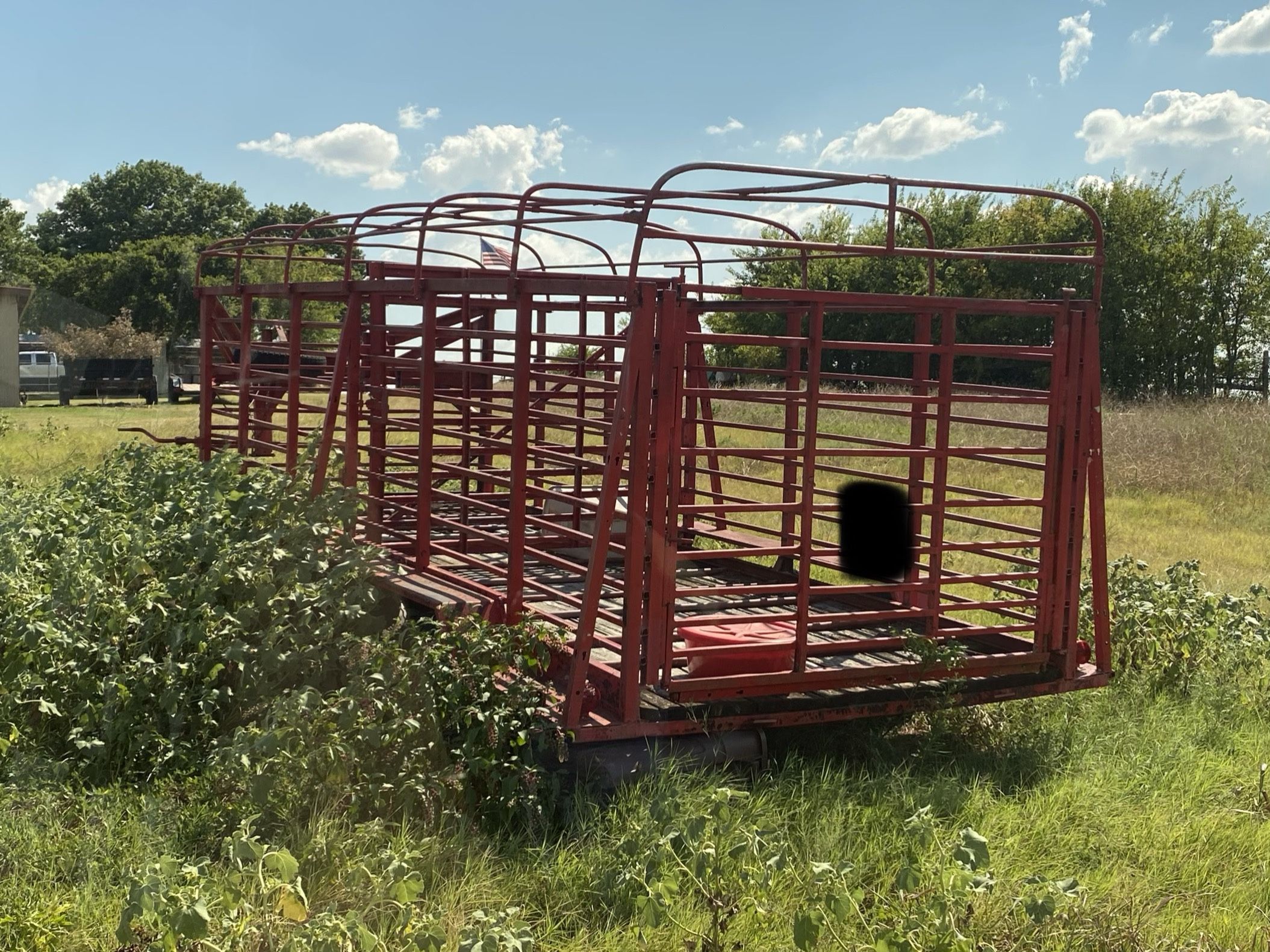 Handmade Cattle Gooseneck Trailer