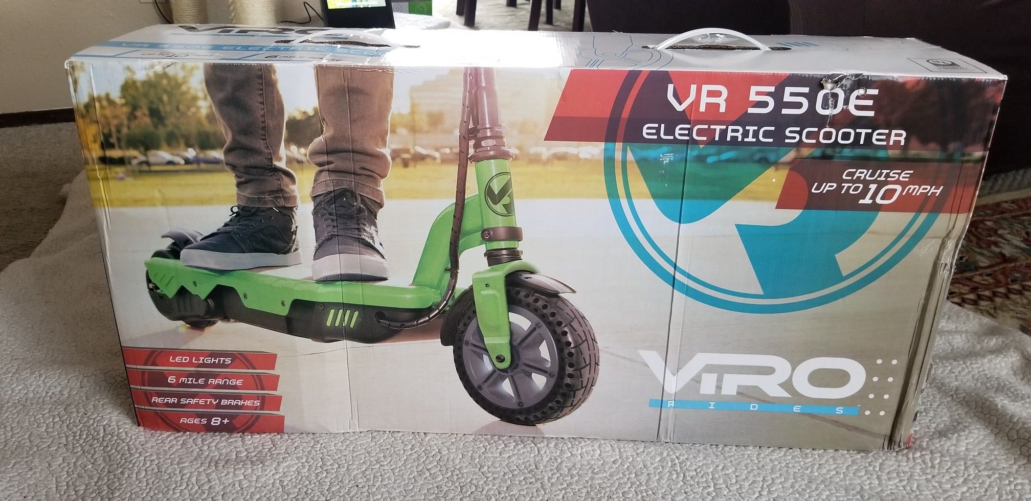 viro rides vr 550e rechargeable electric scooter