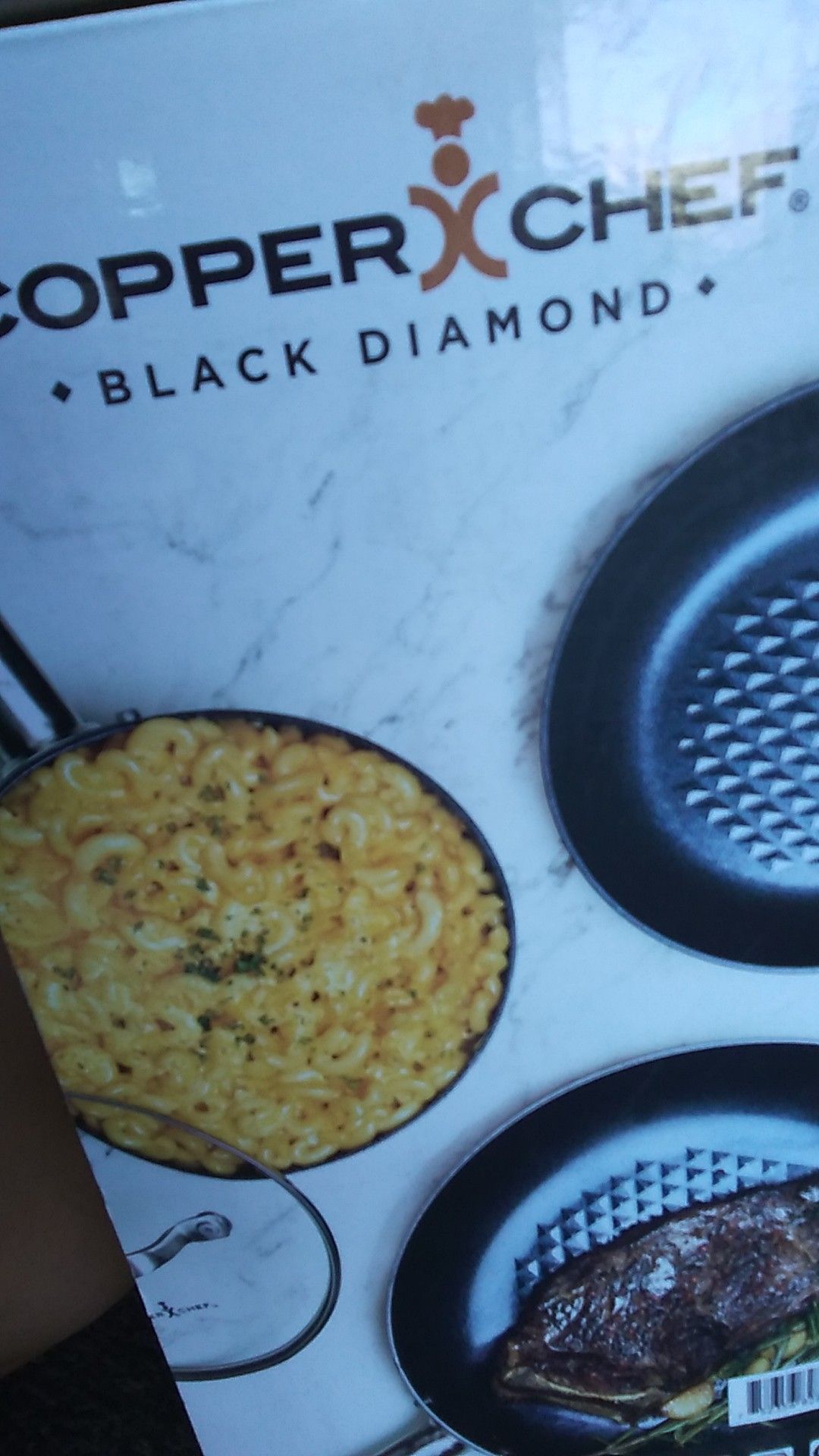 Copper Chef Black Diamond 8 Piece set