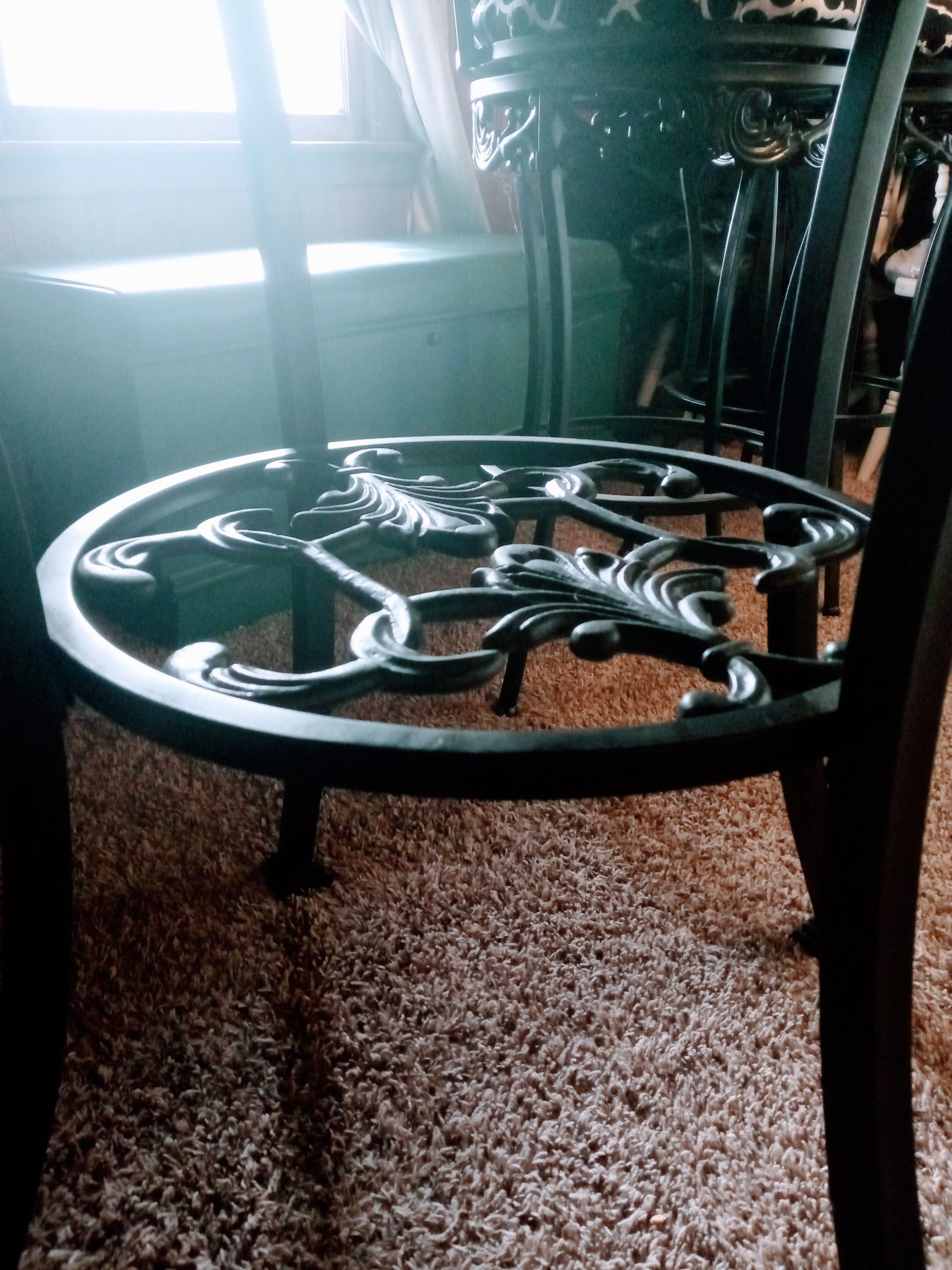 Black Bistro Set