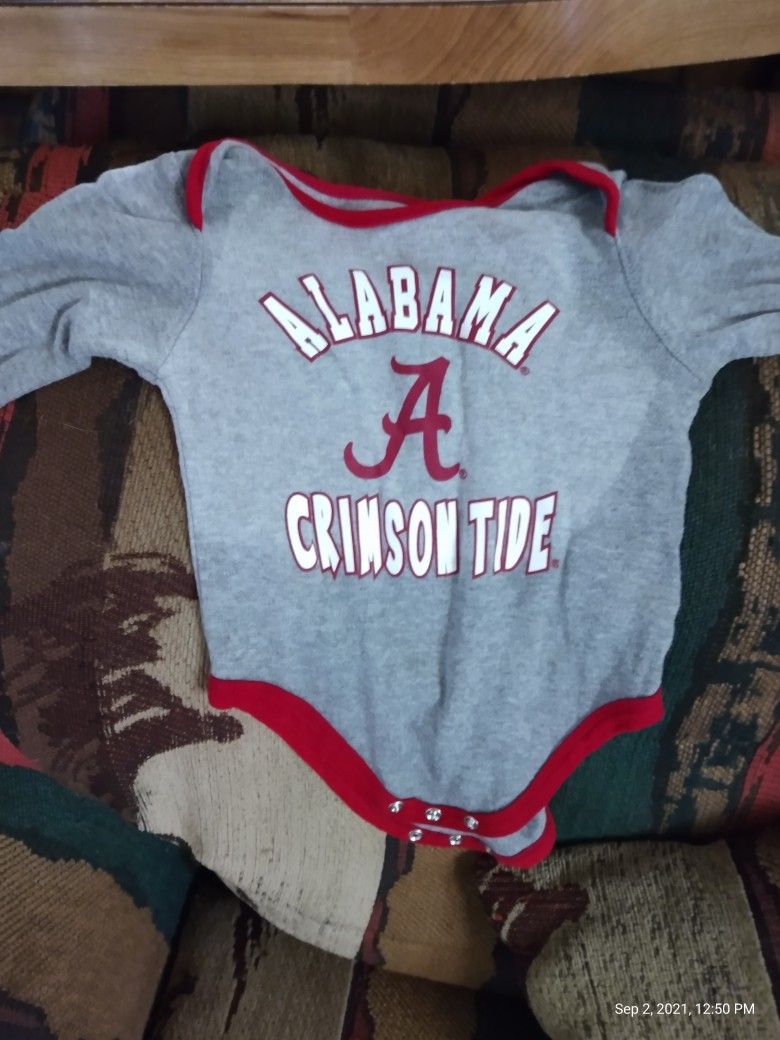 Alabama Infant's Onesie 3-6 Mo