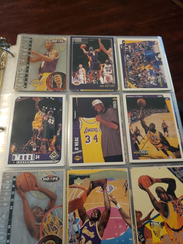 Book of 90s basketball cards
