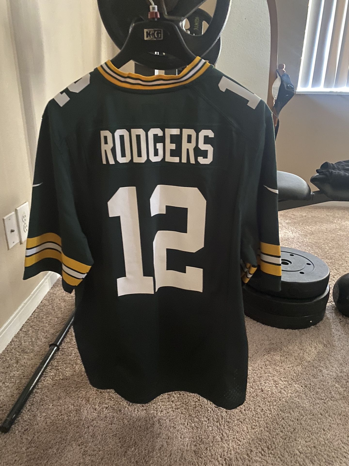 Authentic Medium Green Bay Packers #12 Jersey!