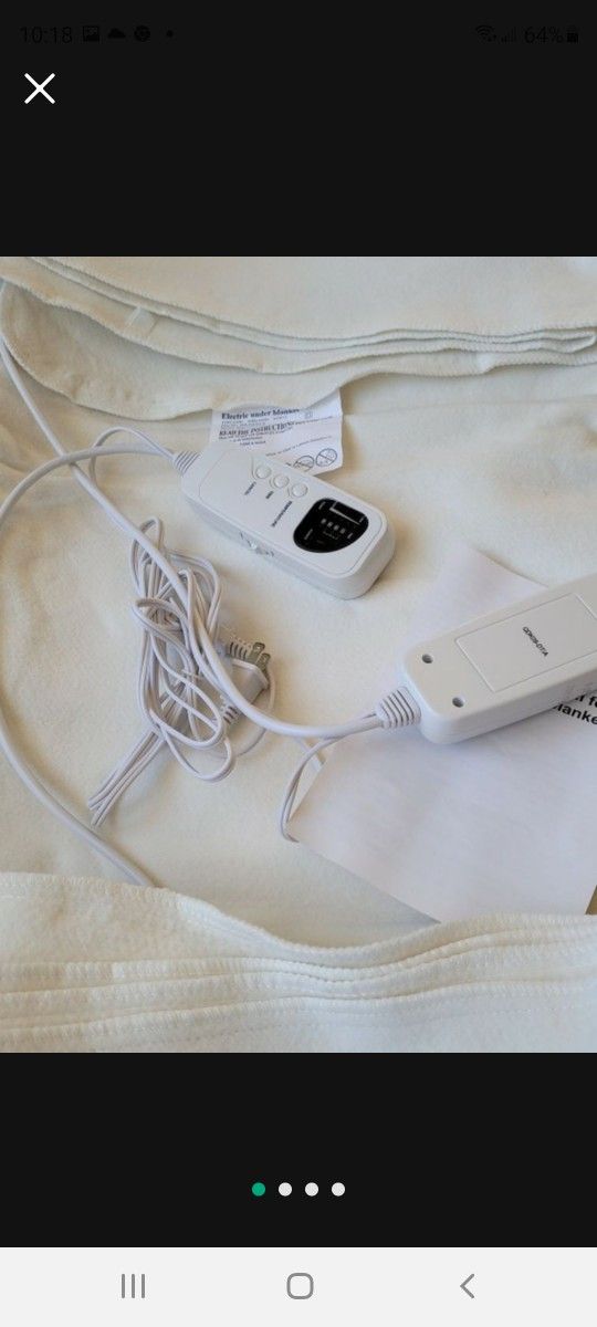 Electric under blanket twin size