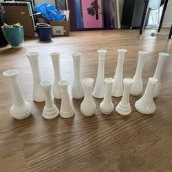 Milk Glass/Bud Vase Collection  Thumbnail