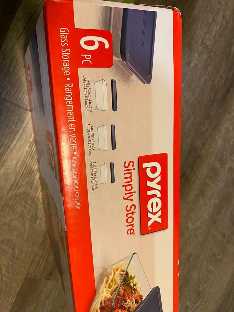 Pyrex 6pc set