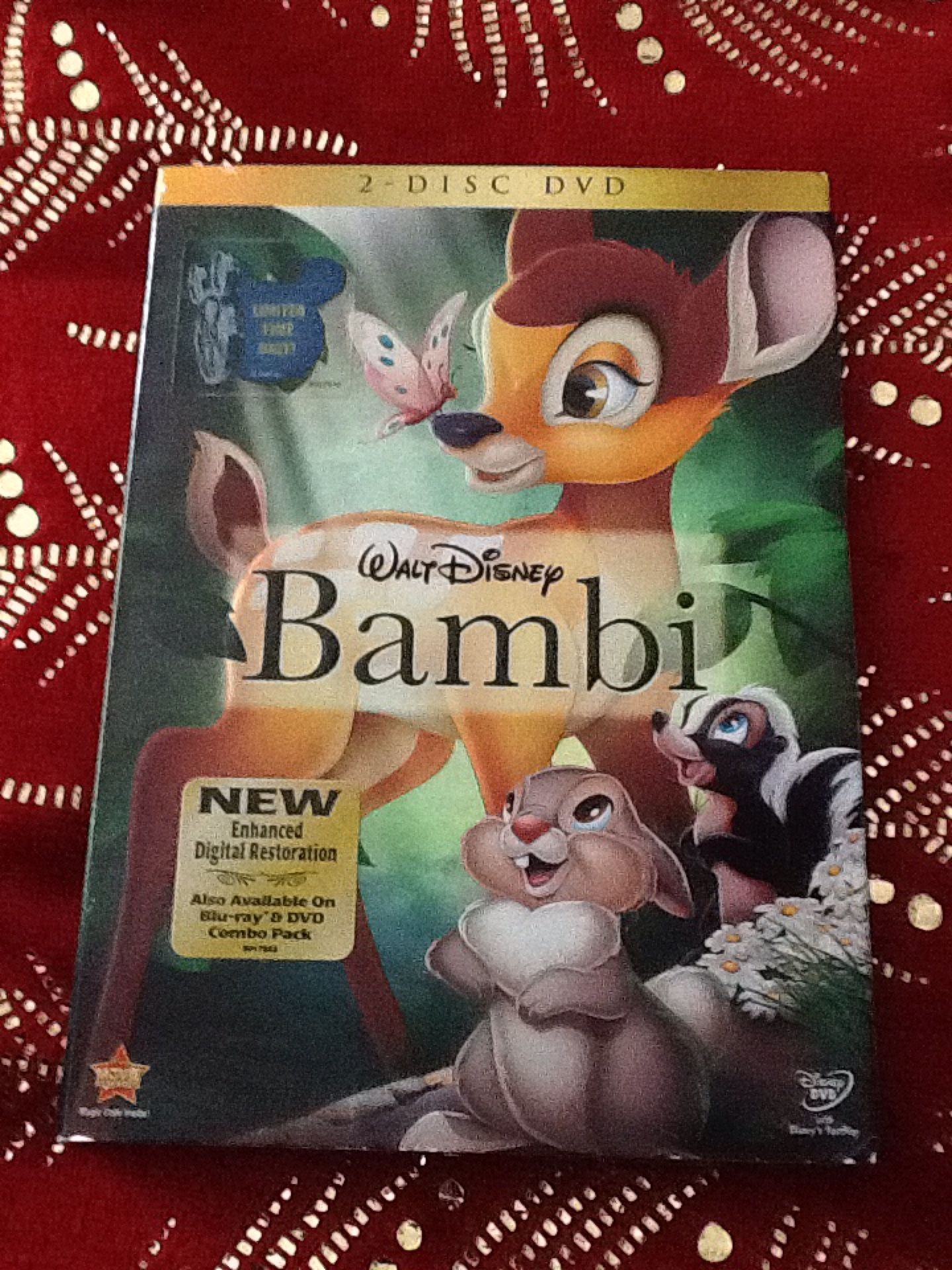 Bambi the DVDs movie new never open