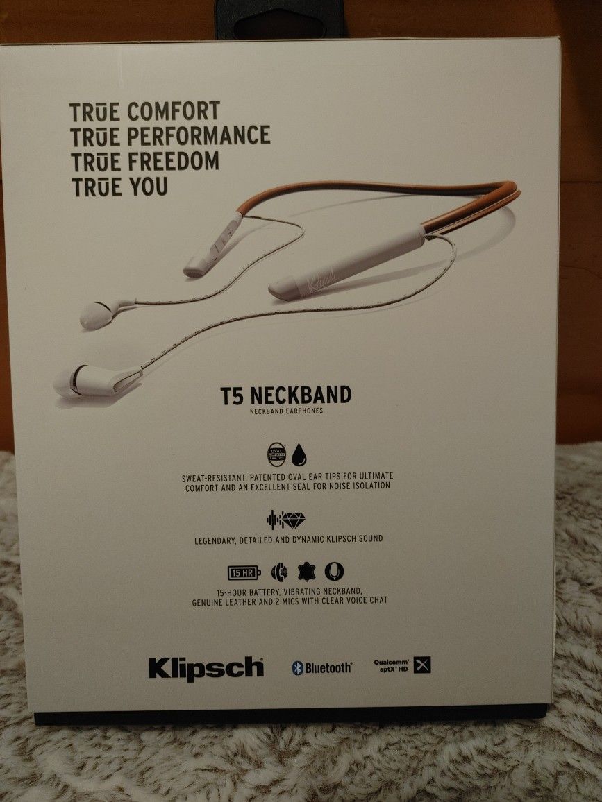 Klipsch T5 Wireless Neckband In-Ear Headphones