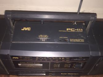 Vintage Jvc Boombox Ghettoblaster Am Fm Pc 111 Super Bass Horn Detachable Speakers For Sale In Los Angeles Ca Offerup