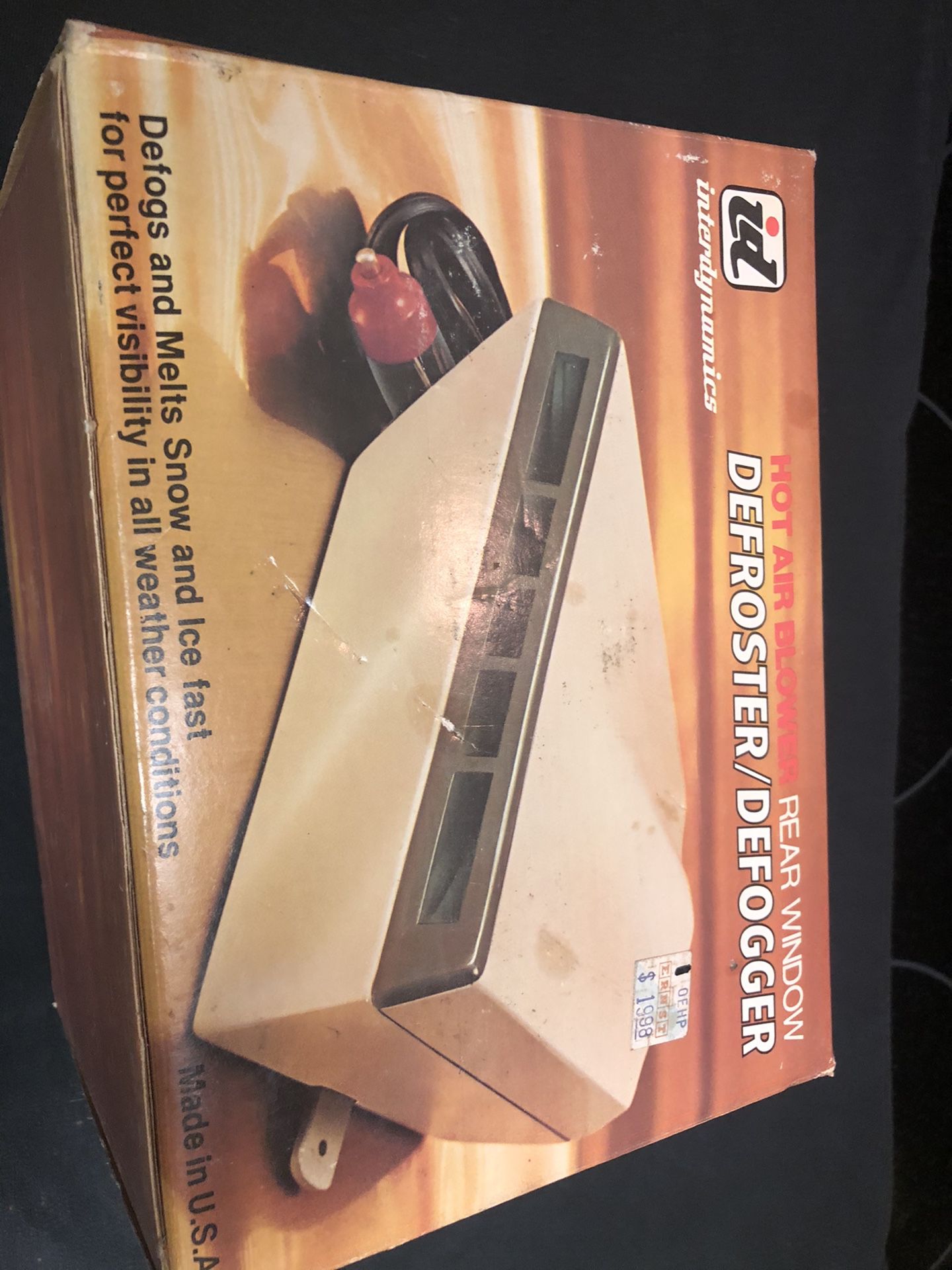 Vintage Inter dynamics Electric defroster defogger rear window 1970s new in box