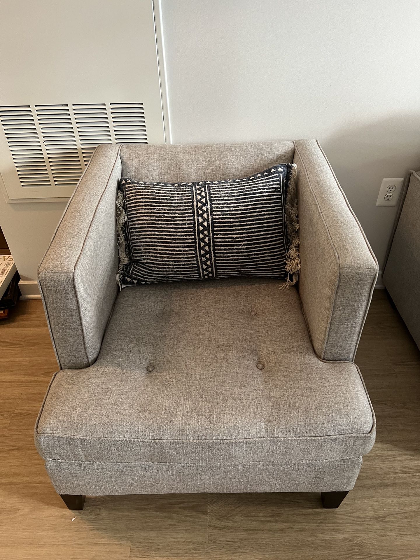Gray Armchair / Sofa Chair