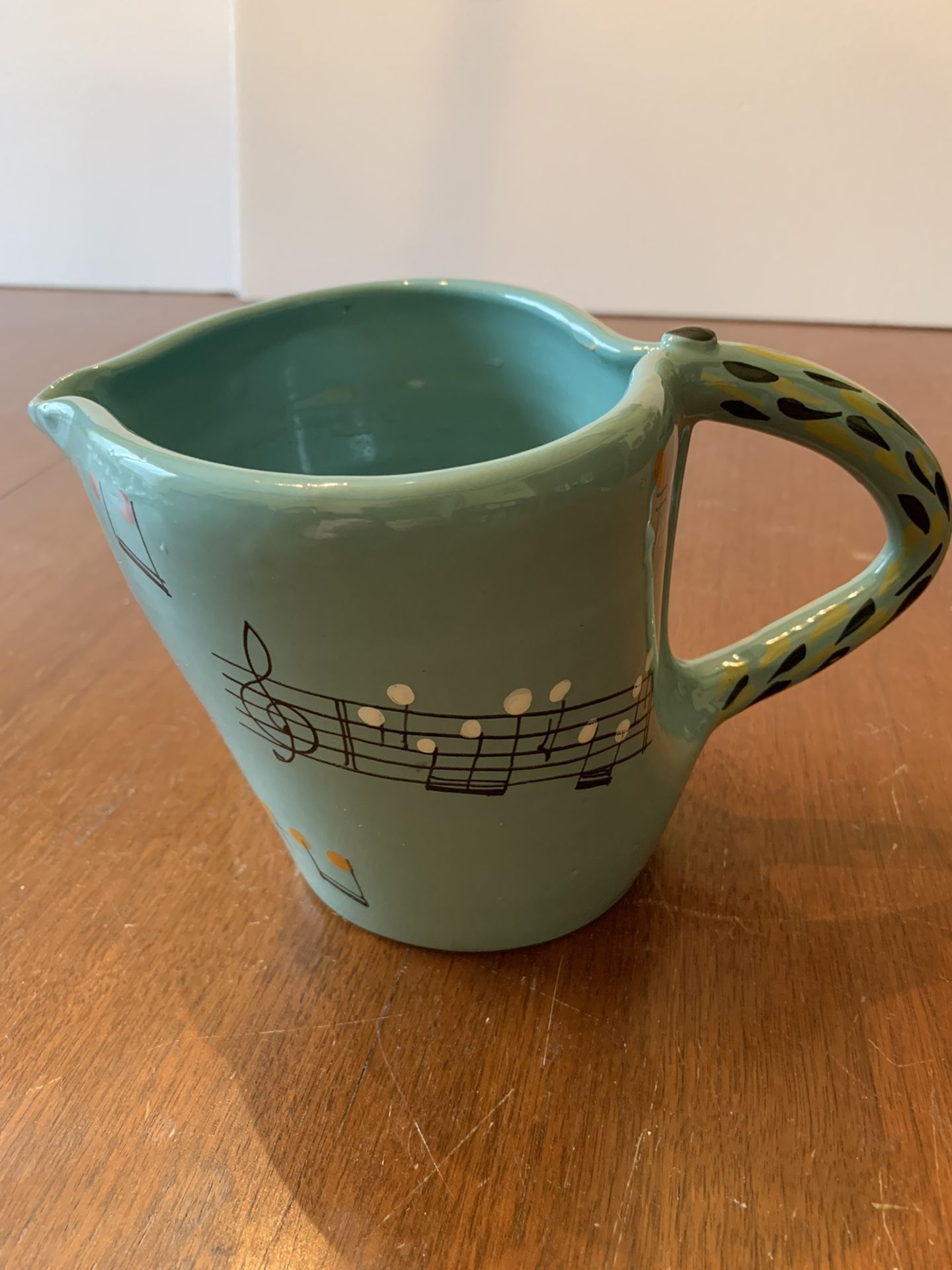 Ceramic Pitcher From Italy.