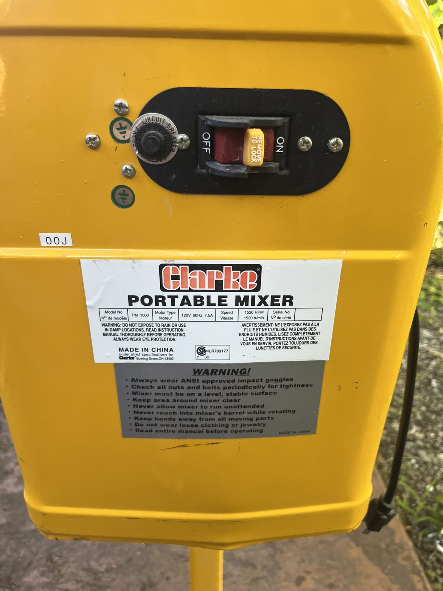 Clarke Portable Mixer