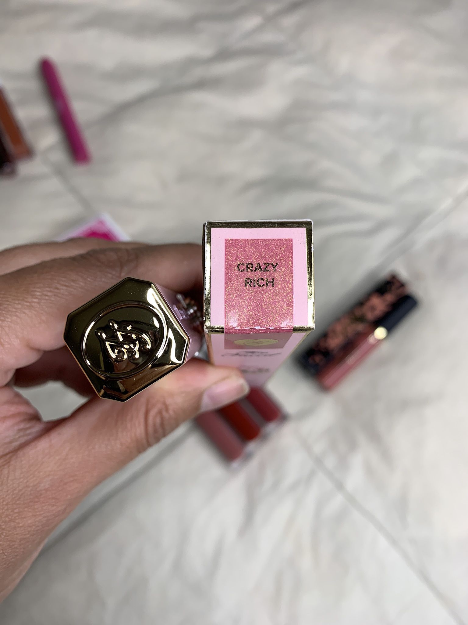Assorted Lip Sticks- Anastasia Beverly Hills, Too Faced Cosmetics, Girlatik, Fenty Beauty, Tarte Cosmetics, Urban Decay